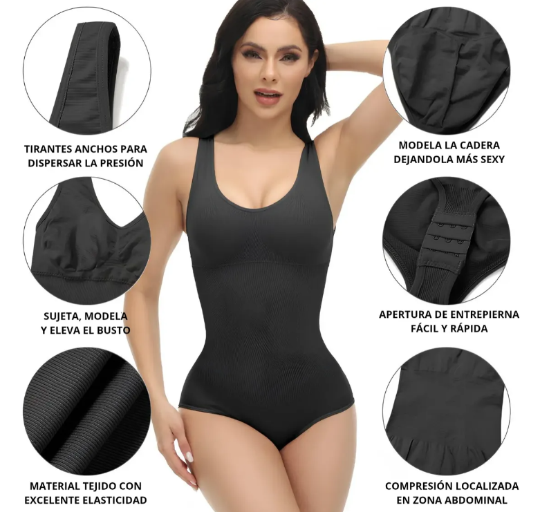 Faja Body Reductor con Push Up Y Copa Armada