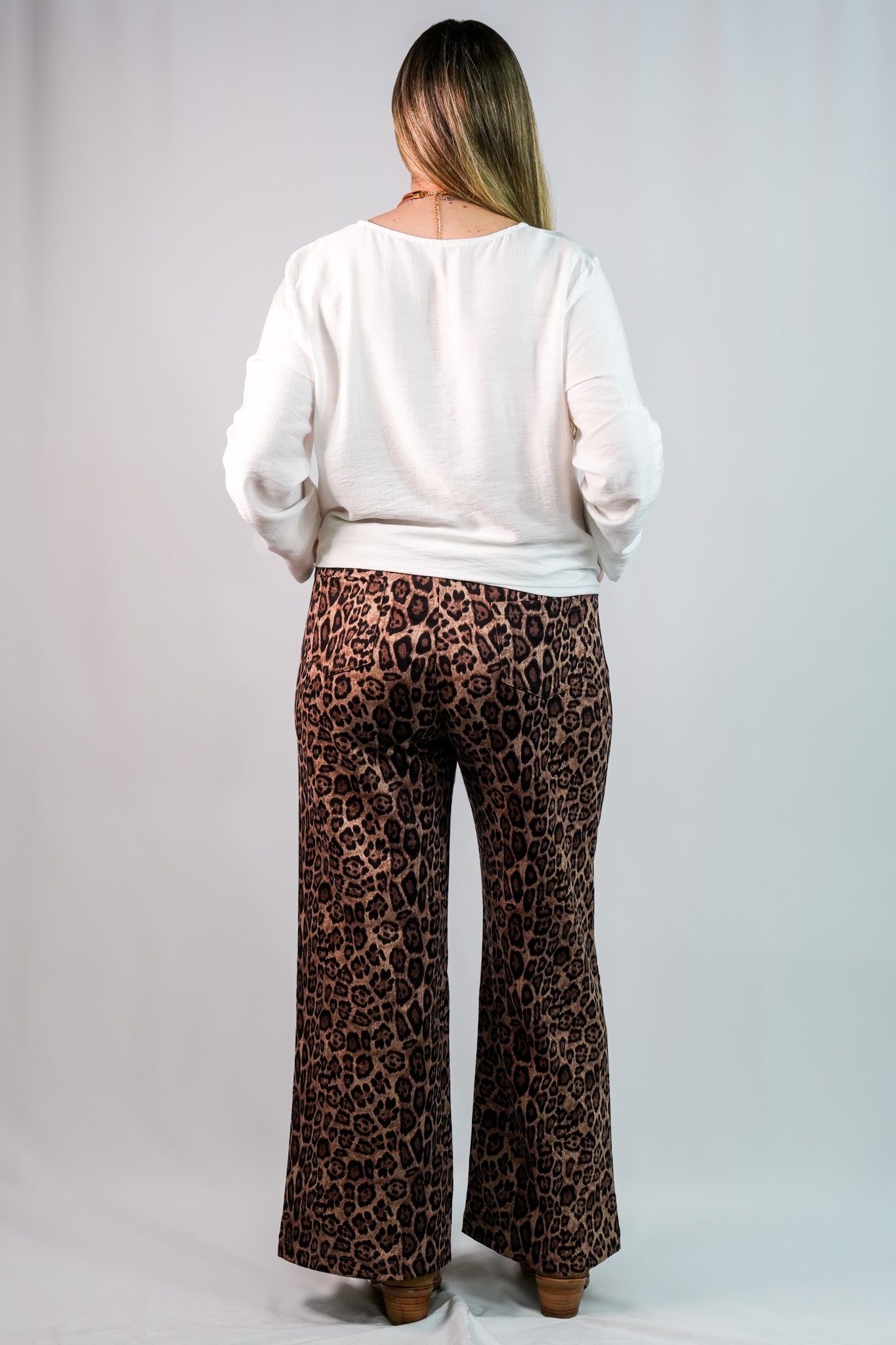 Pantalon Print- Dos Tonos