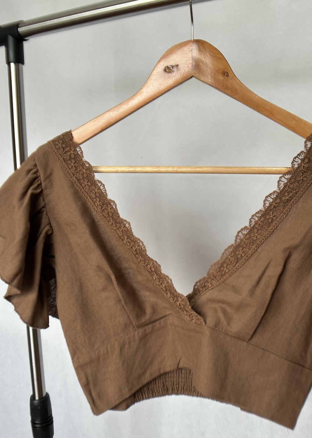 Top Campestre Encaje OLIVÉA