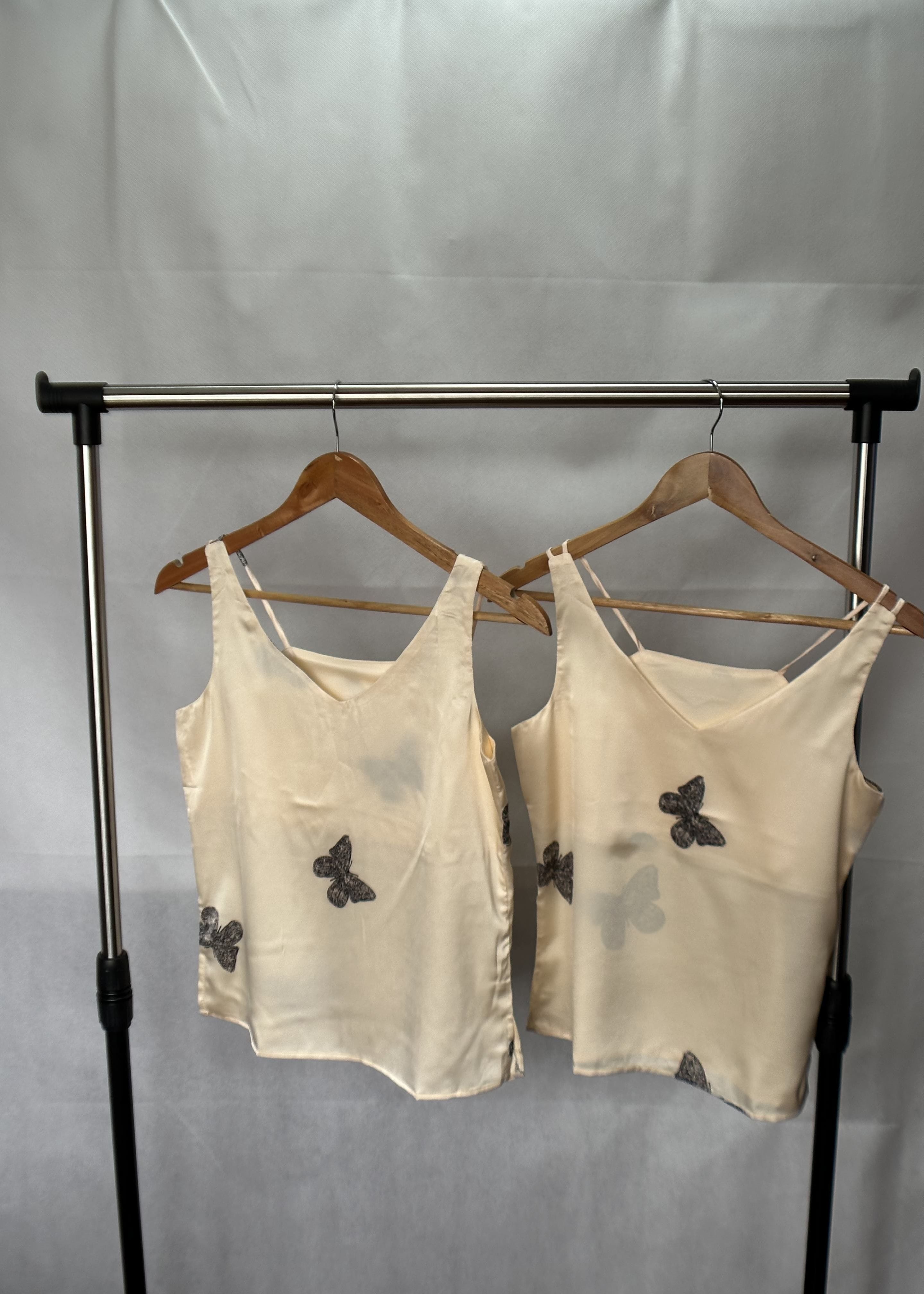 Top Mariposa Satén OLIVÉA