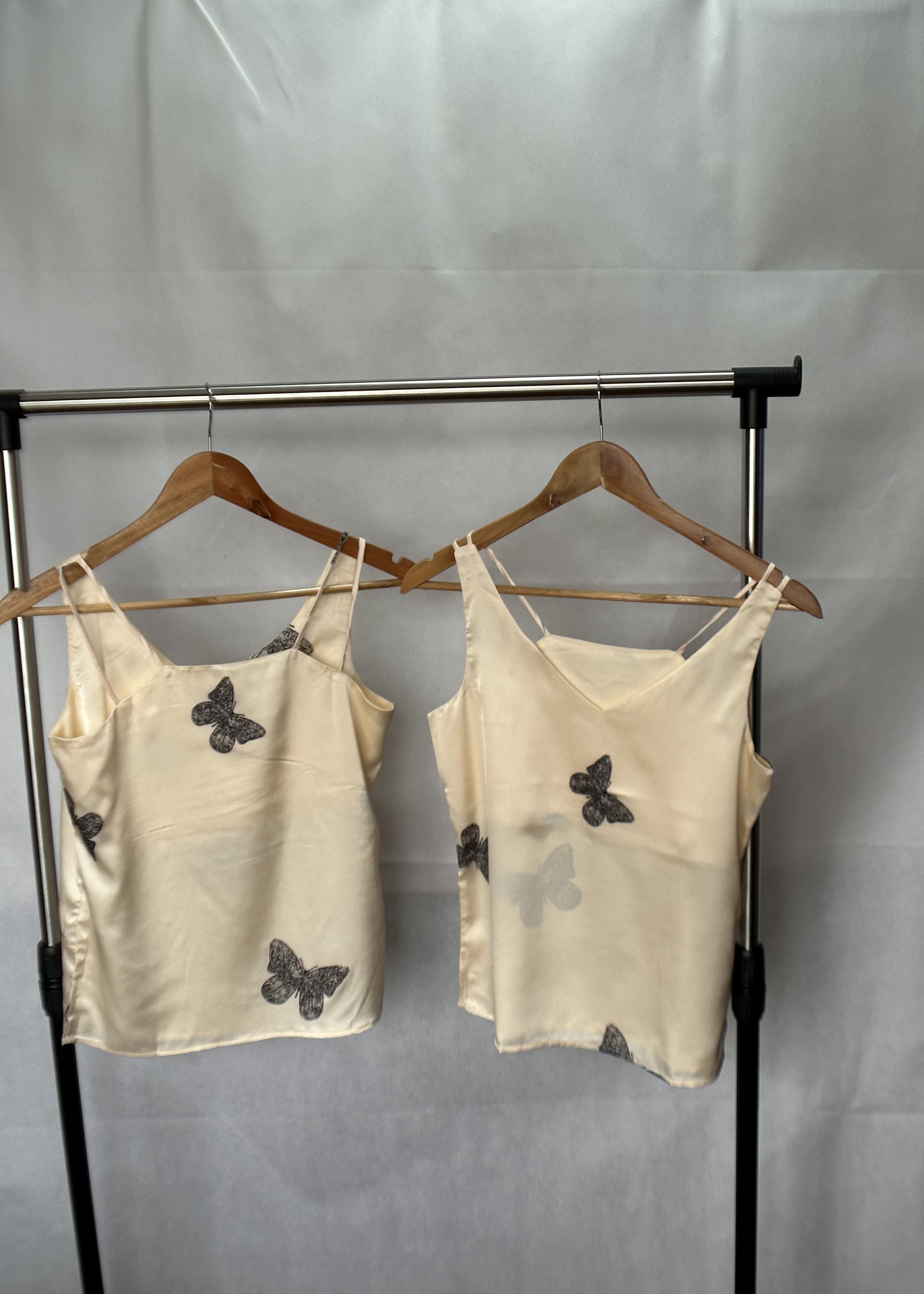 Top Mariposa Satén OLIVÉA