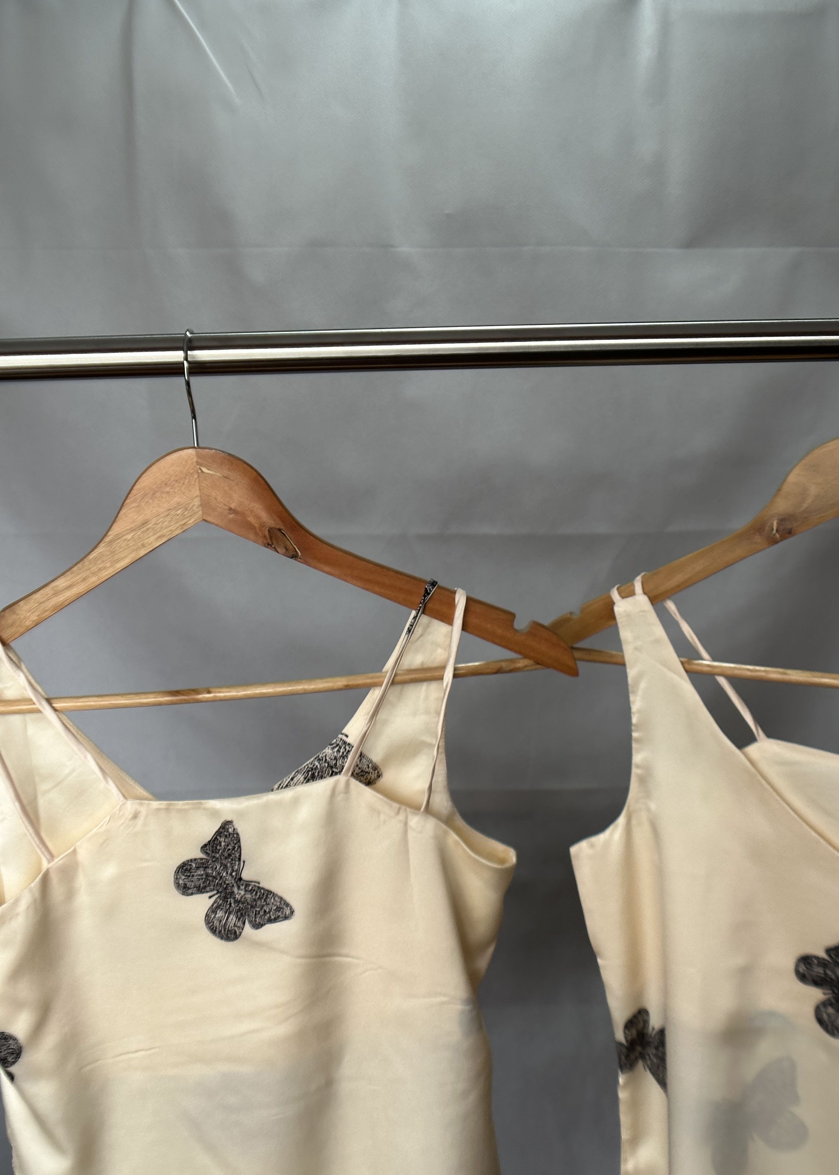 Top Mariposa Satén OLIVÉA