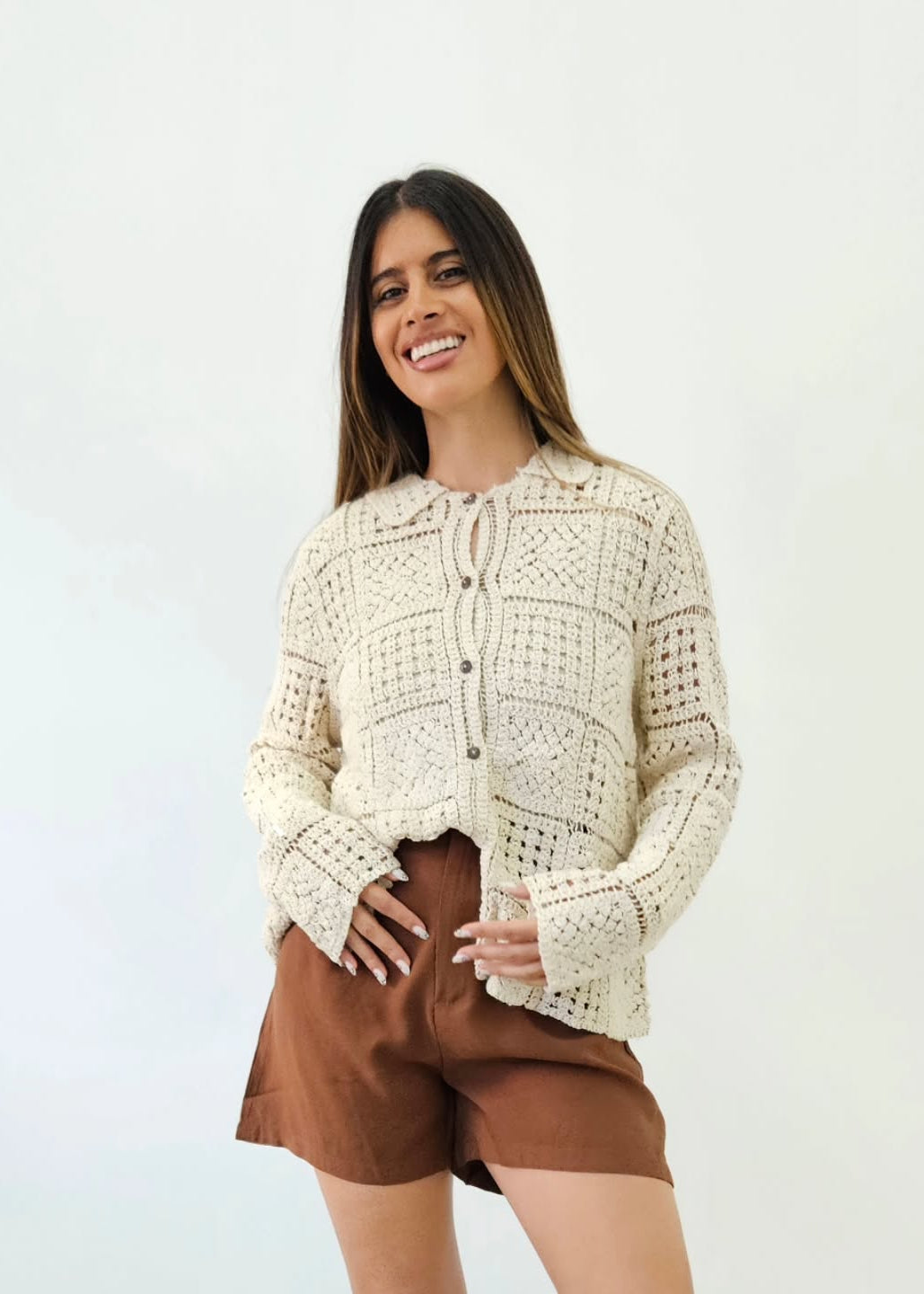 Camisa Crochet OLIVÉA