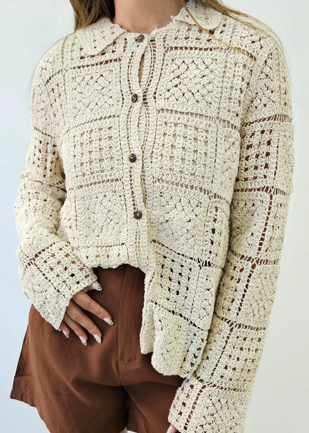 Camisa Crochet OLIVÉA